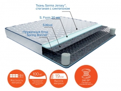Матрас Брюс 180х200 мм
