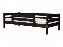 Кровать Глория с бортиком Орех тёмный