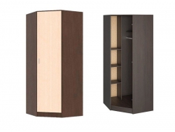 Шкаф угловой Ронда ШКУ венге/дуб беленый