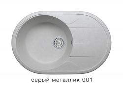 Кухонная мойка Tolero R-116 Серый металлик 001