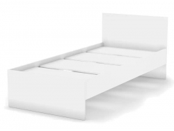 Кровать Лофт 900 Белая